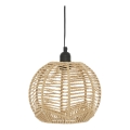 Atmosphera - Hanglamp aan een koord CAREN 1xE27/40W/230V jute
