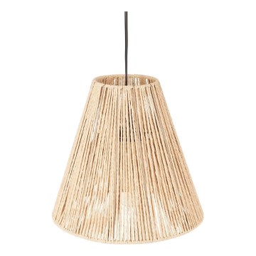 Atmosphera - Hanglamp aan een koord GIADA 1xE27/40W/230V jute