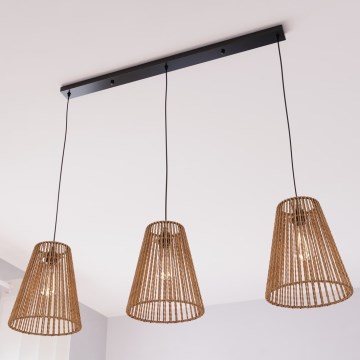 Atmosphera - Hanglamp aan een koord GIADA 3xE27/40W/230V