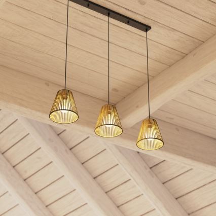 Atmosphera - Hanglamp aan een koord GIADA 3xE27/40W/230V