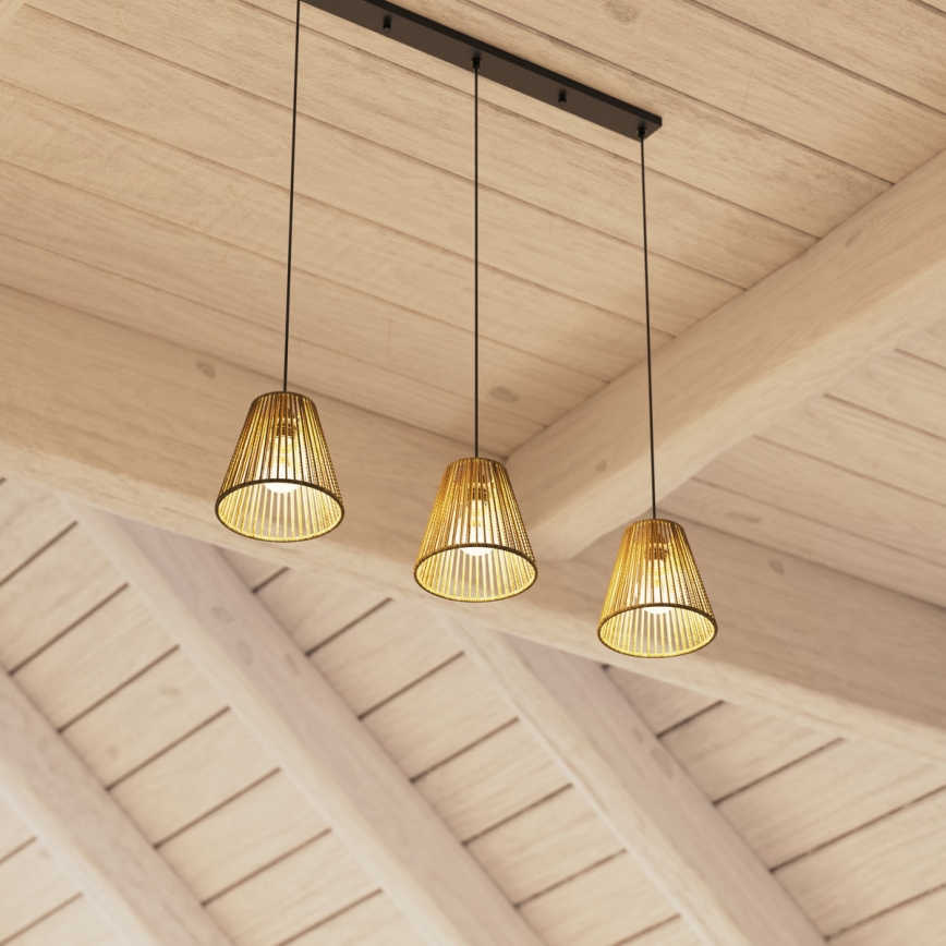 Atmosphera - Hanglamp aan een koord GIADA 3xE27/40W/230V