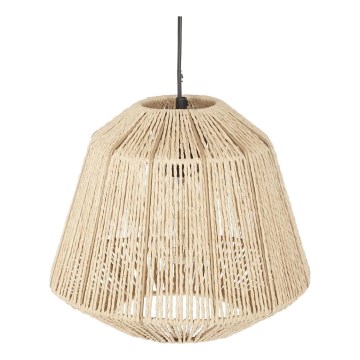Atmosphera - Hanglamp aan een koord JILY 1xE27/40W/230V jute beige