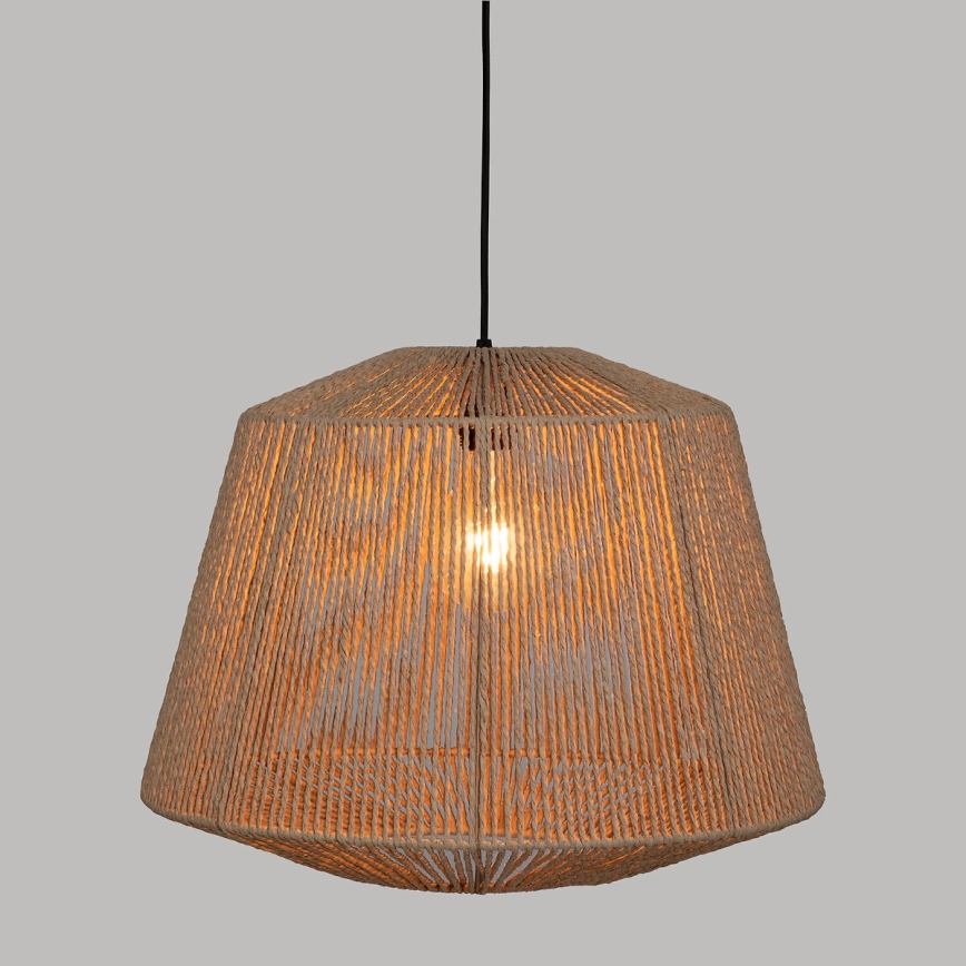 Atmosphera - Hanglamp aan een koord JILY 1xE27/40W/230V jute