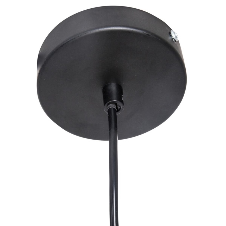 Atmosphera - Hanglamp aan een koord JILY 1xE27/40W/230V jute zwart