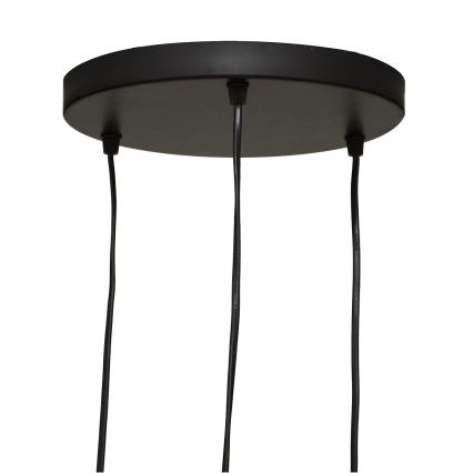 Atmosphera - Hanglamp aan een koord JILY 3xE27/40W/230V jute
