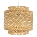Atmosphera - Hanglamp aan een koord LIBY 1xE27/40W/230V bamboe