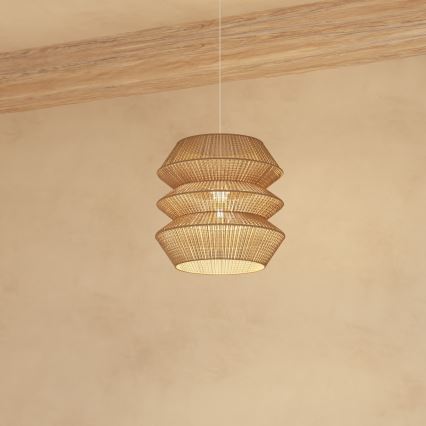 Atmosphera - Hanglamp aan een koord LIZA 1xE27/40W/230V jute