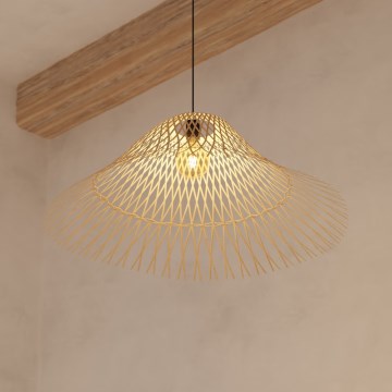 Atmosphera - Hanglamp aan een koord MOXA 1xE27/60W/230V bamboe