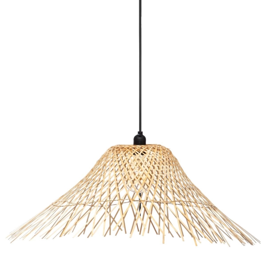 Atmosphera - Hanglamp aan een koord MOXA 1xE27/60W/230V bamboe
