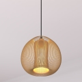 Atmosphera - Hanglamp aan een koord NODA 1xE27/40W/230V koper