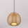 Atmosphera - Hanglamp aan een koord NODA 1xE27/40W/230V koper