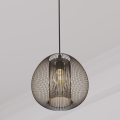 Atmosphera - Hanglamp aan een koord NODA 1xE27/40W/230V zwart
