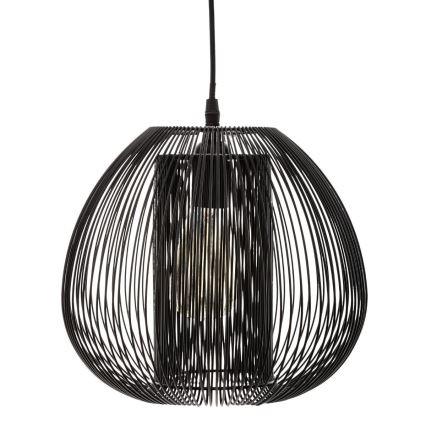 Atmosphera - Hanglamp aan een koord NODA 1xE27/40W/230V zwart
