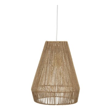 Atmosphera - Hanglamp aan een koord PALM 1xE27/40W/230V jute