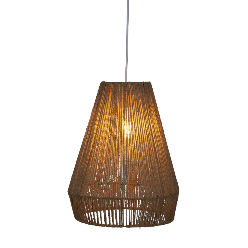 Atmosphera - Hanglamp aan een koord PALM 1xE27/40W/230V jute