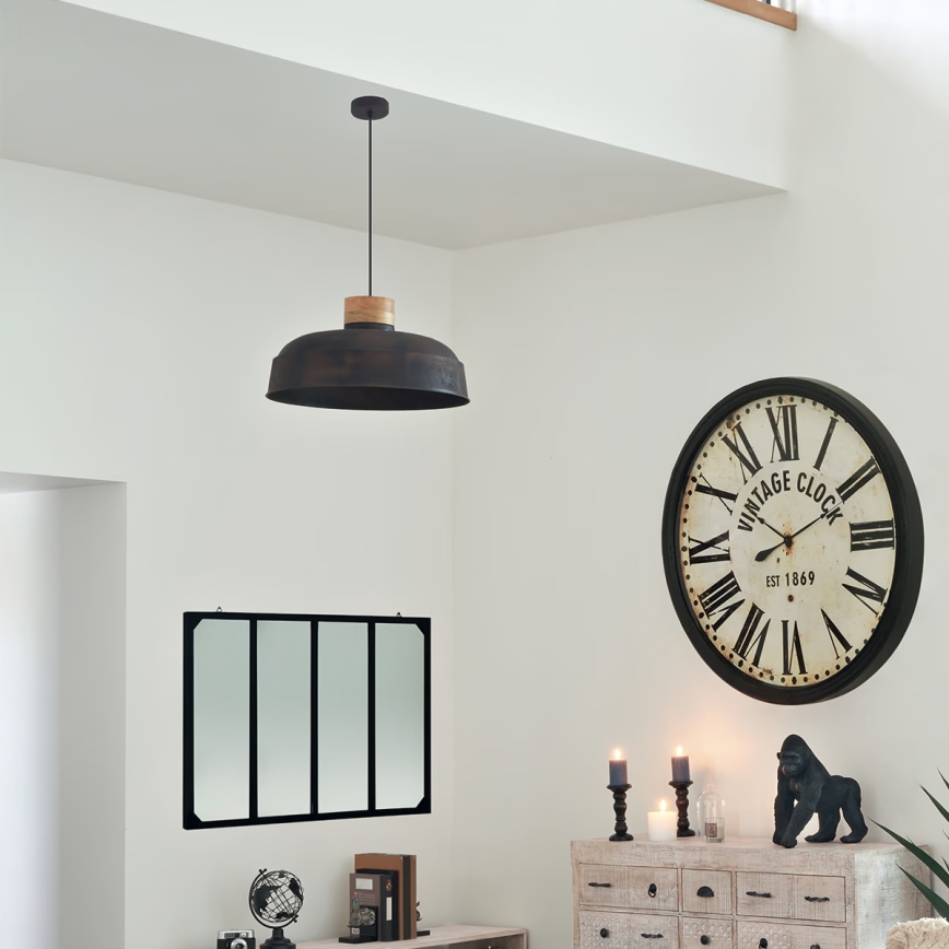 Atmosphera - Hanglamp aan een koord PRAO 1xE27/40W/230V