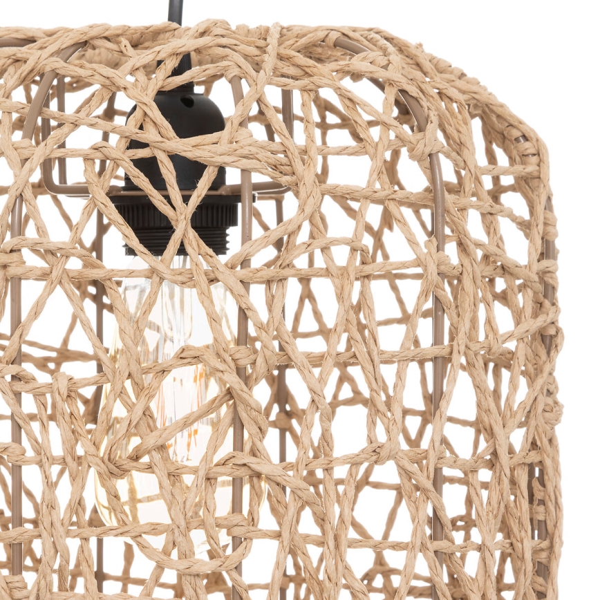 Atmosphera - Hanglamp aan een koord RAAHE 1xE27/40W/230V jute