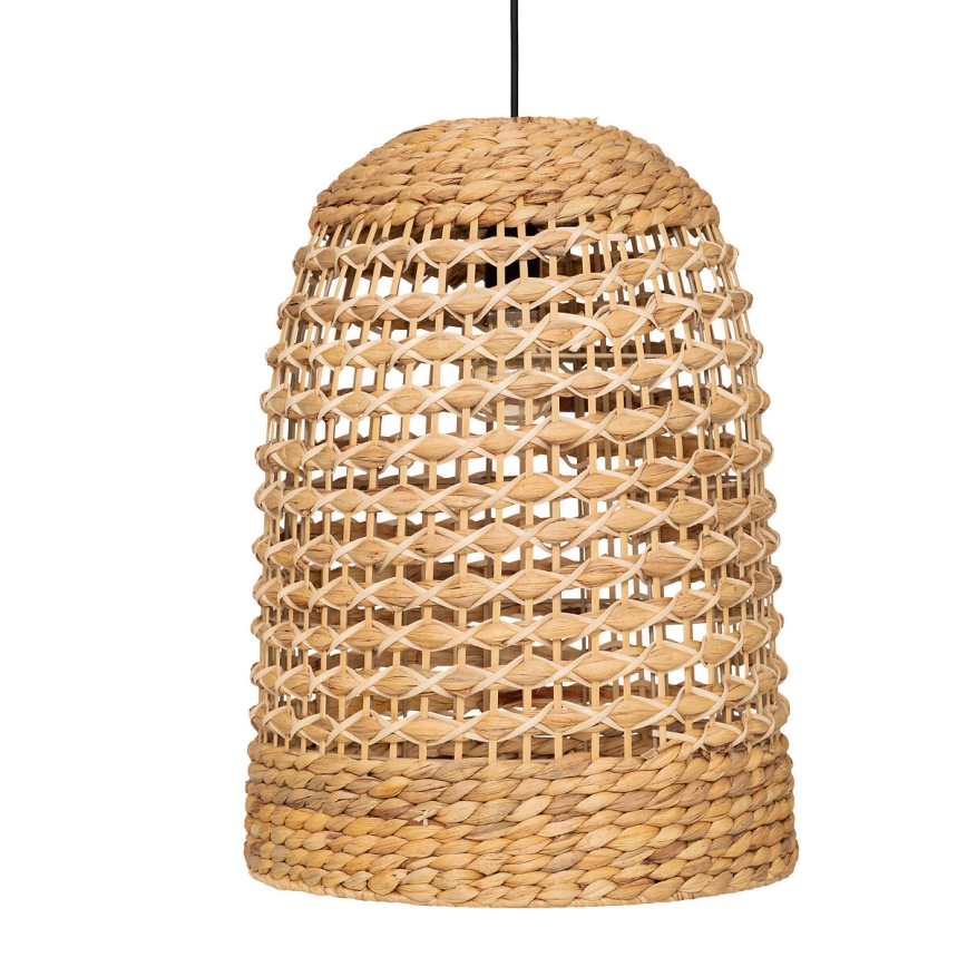 Atmosphera - Hanglamp aan een koord SAND 1xE27/40W/230V rotan/waterhyacint