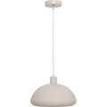 Atmosphera - Hanglamp aan een koord SAVIO 1xE27/40W/230V beige