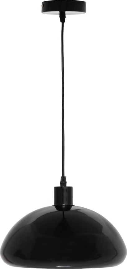 Atmosphera - Hanglamp aan een koord SAVIO 1xE27/40W/230V zwart
