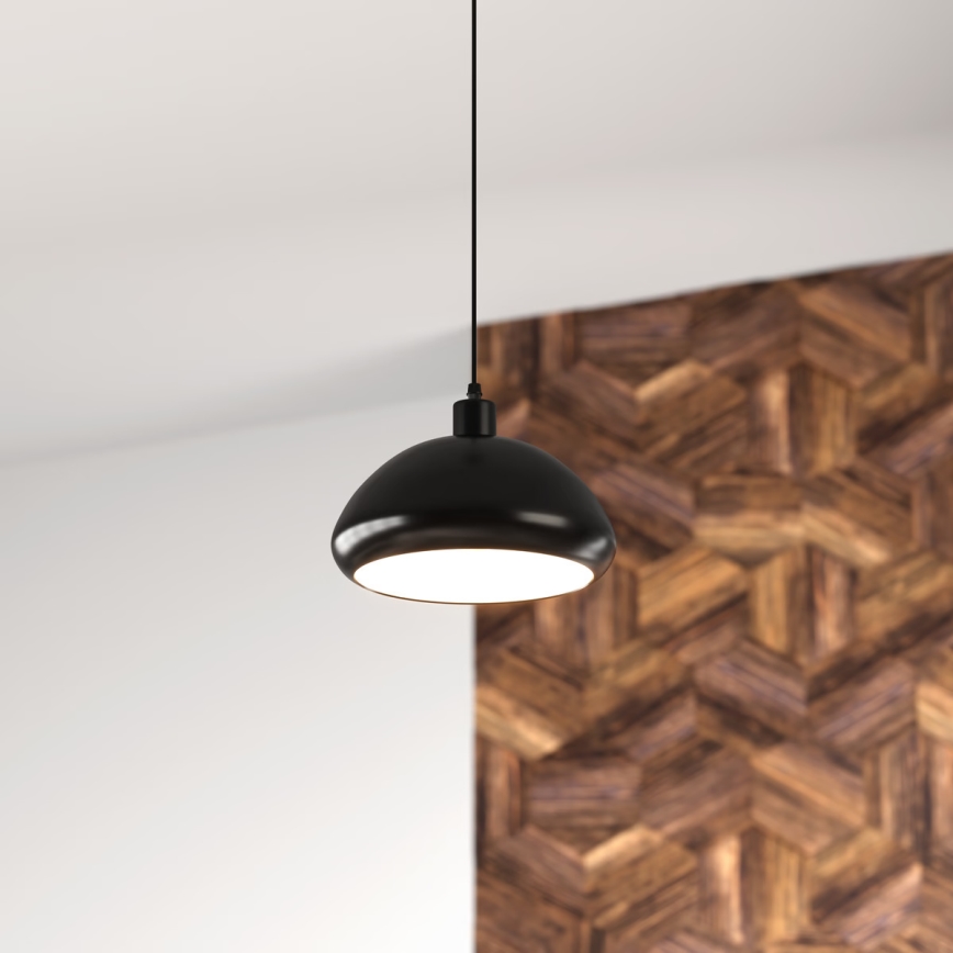 Atmosphera - Hanglamp aan een koord SAVIO 1xE27/40W/230V zwart