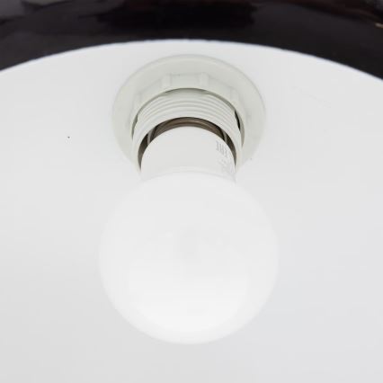 Atmosphera - Hanglamp aan een koord SAVIO 1xE27/40W/230V zwart