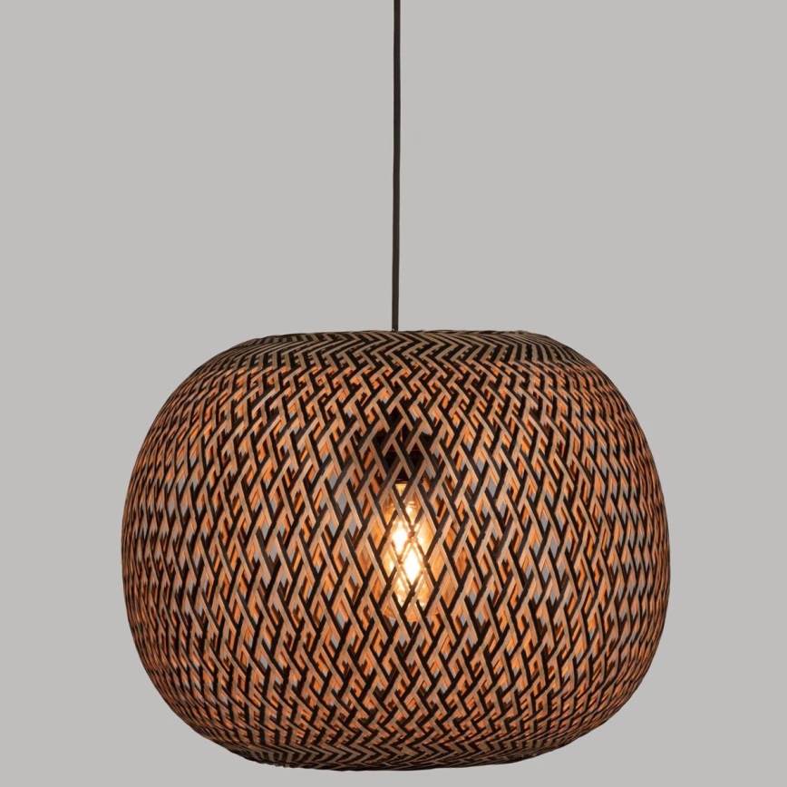Atmosphera - Hanglamp aan een koord SINAI 1xE27/40W/230V bamboe