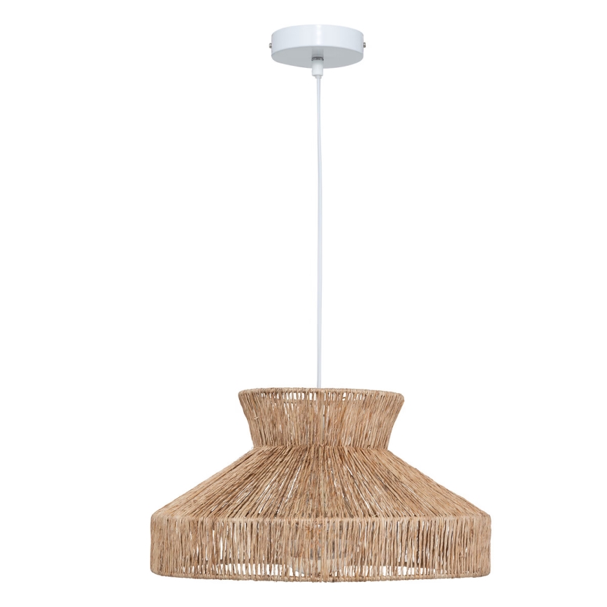 Atmosphera - Hanglamp aan een koord ZELIA 1xE27/40W/230V jute