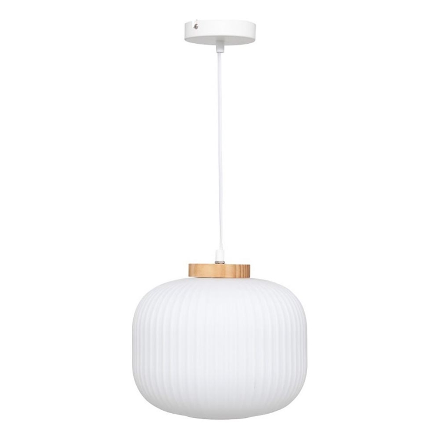 Atmosphera - Hanglamp met kabel TRAVIS 1xE27/25W/230V dennenhout