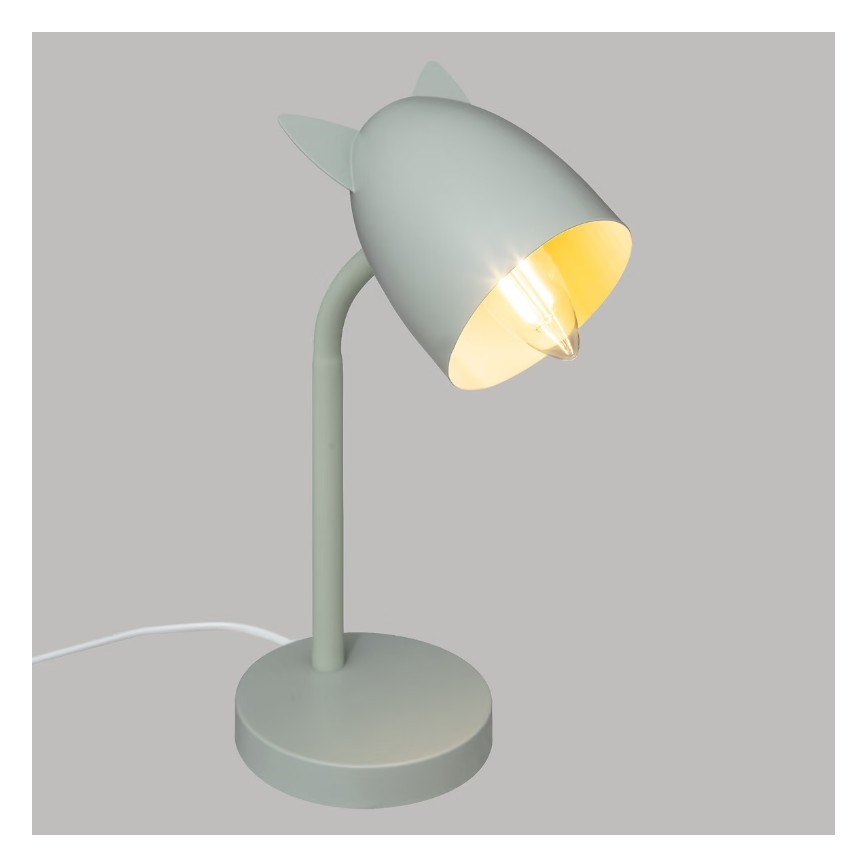 Atmosphera - Kinder tafellamp OREILLES 1xE14/40W/230V mintgroen