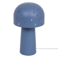 Atmosphera - Kinder-tafellamp STARRY MUSHROOM 1xE14/25W/230V blauw