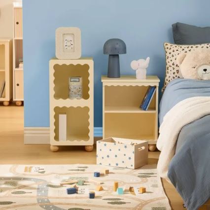 Atmosphera - Kinder-tafellamp STARRY MUSHROOM 1xE14/25W/230V blauw