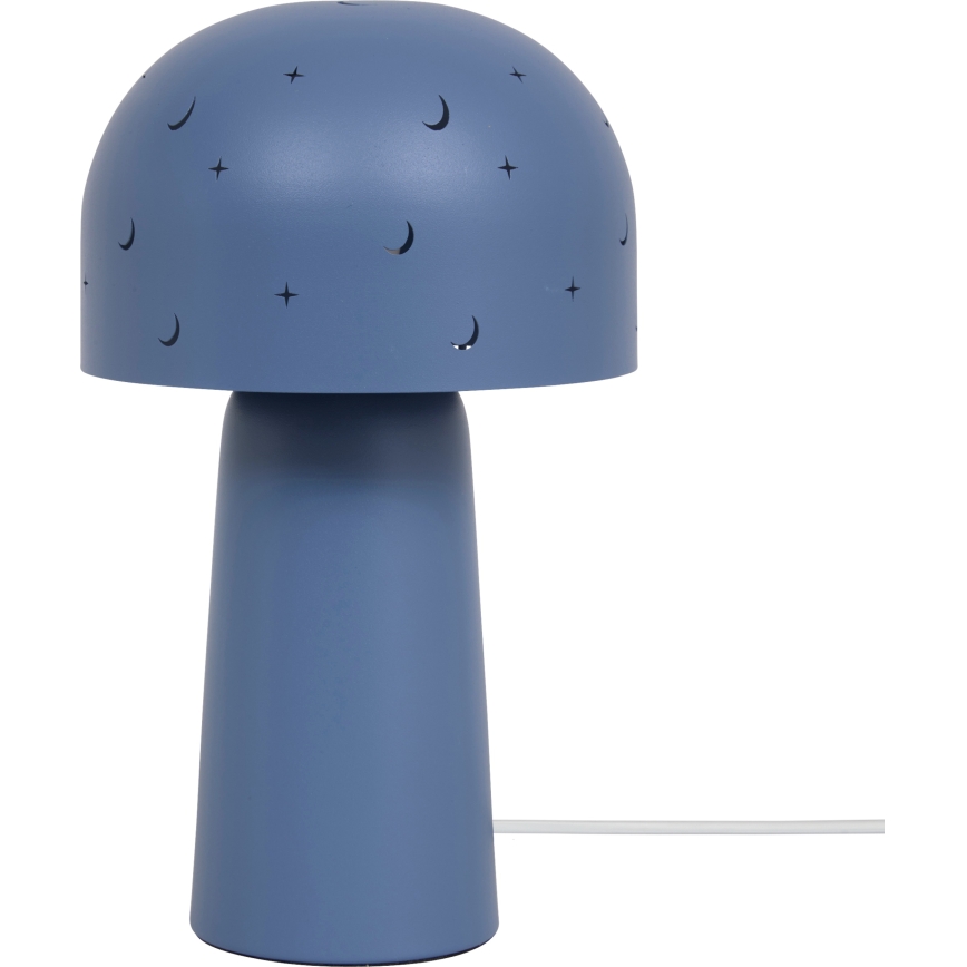 Atmosphera - Kinder-tafellamp STARRY MUSHROOM 1xE14/25W/230V blauw