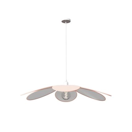 Atmosphera - Kinderhanglamp aan snoer PETAL 1xE27/40W/230V Ø 64 cm roze