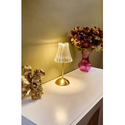 Atmosphera - Dimbare LED-tafellamp ANETH met aanraakbediening en oplaadfunctie, LED/3,7V 1800 mAh