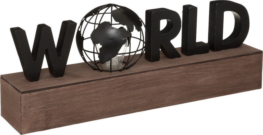 Atmosphera - LED Decoratie WORLD LED/2xAAA