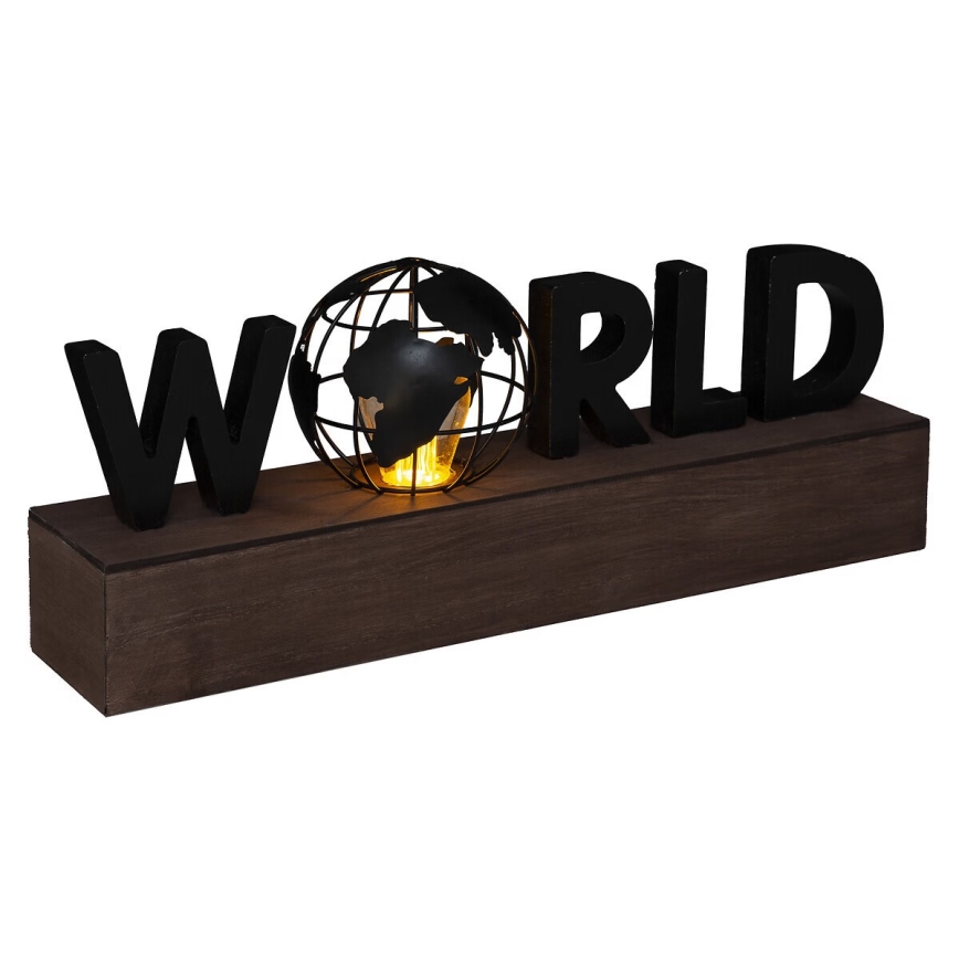 Atmosphera - LED Decoratie WORLD LED/2xAAA