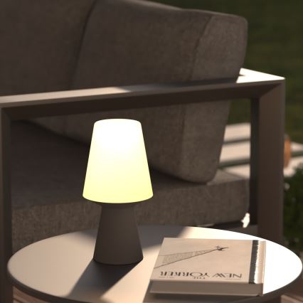 Atmosphera - LED Dimbaar buitenshuis aanraken tafellamp WIZA LED/5V 2400 mAh 23 cm IP44