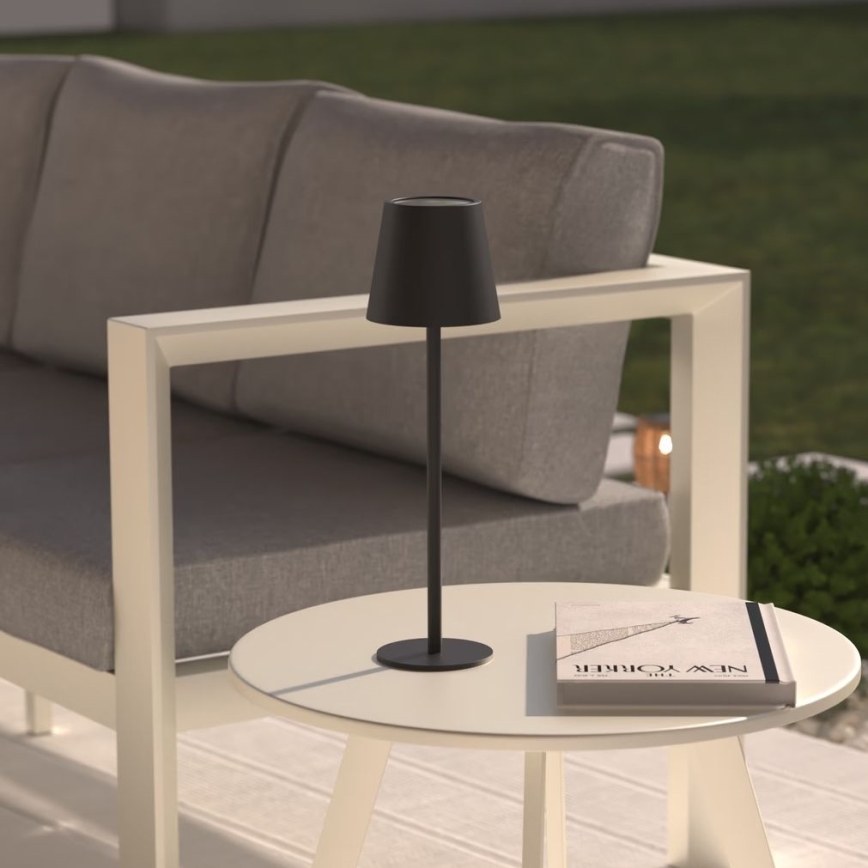 Atmosphera - LED Dimbare Oplaadbare Buiten Touch Tafellamp CODY LED/5V 2400 mAh IP44