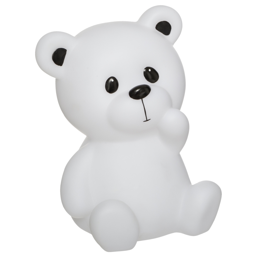 Atmosphera - LED kinder-nachtlampje TEDDY LED/3xAA wit