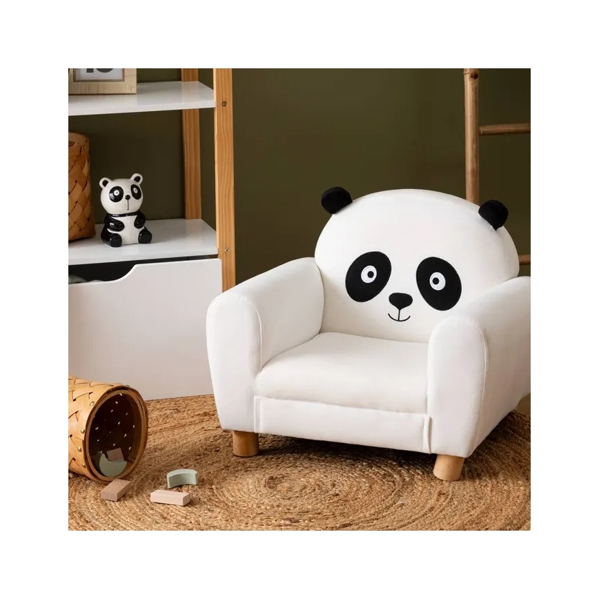 Atmosphera - LED-nachtlampje voor kinderen PANDA LED/3xLR44