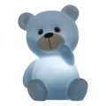 Atmosphera - LED nachtlampje voor kinderen TEDDY, LED/3xLR44, blauw