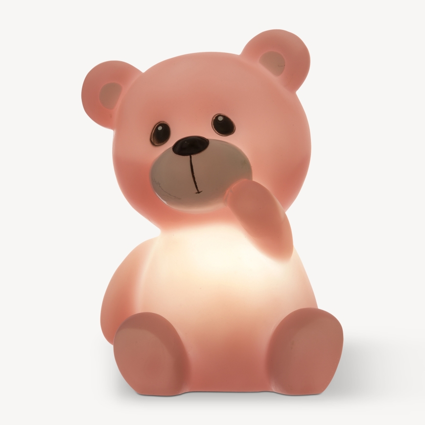 Atmosphera - LED nachtlampje voor kinderen TEDDY LED/3xLR44 roze