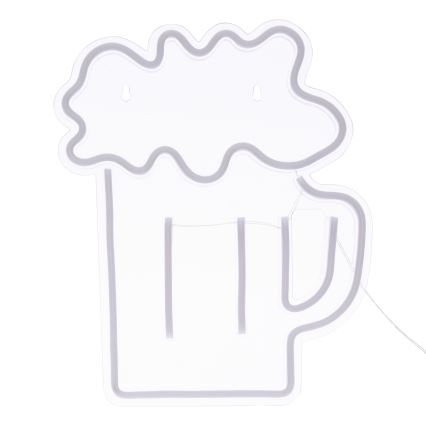 Atmosphera - LED-neon muurdecoratie BEER LED/5V