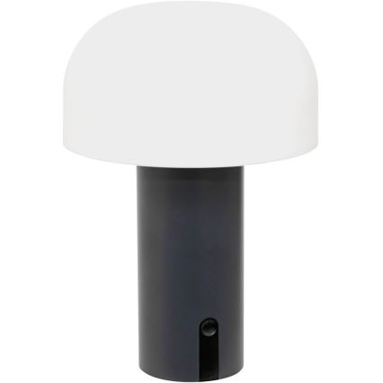 Atmosphera - LED Oplaadbaar buitenshuis aanraken tafellamp JANY LED/3,7V 22 cm 2200 mAh IP44 zwart