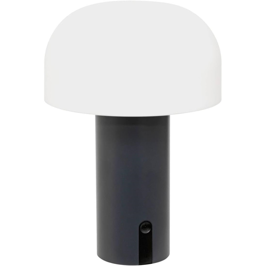 Atmosphera - LED Oplaadbaar buitenshuis aanraken tafellamp JANY LED/3,7V 22 cm 2200 mAh IP44 zwart