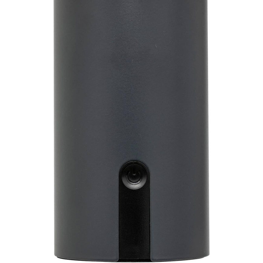 Atmosphera - LED Oplaadbaar buitenshuis aanraken tafellamp JANY LED/3,7V 22 cm 2200 mAh IP44 zwart