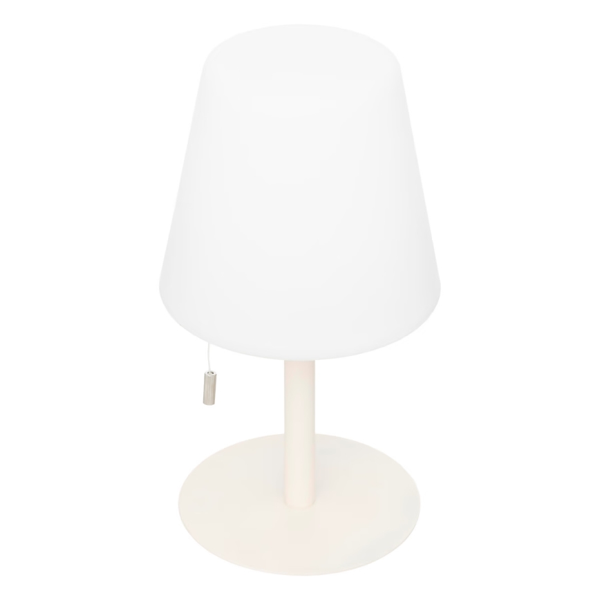 Atmosphera - LED RGBW Oplaadbaar buitenshuis tafellamp ZACK LED/3,7V 1200 mAh IP44 beige