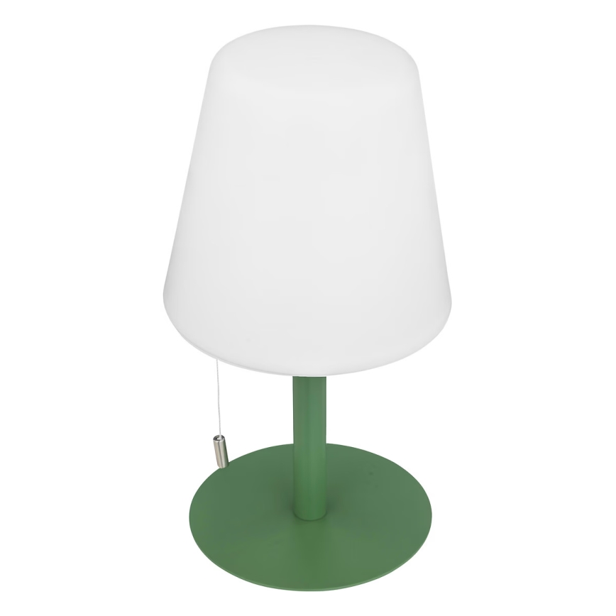 Atmosphera - LED RGBW Oplaadbaar buitenshuis tafellamp ZACK LED/3,7V 1200 mAh IP44 groen