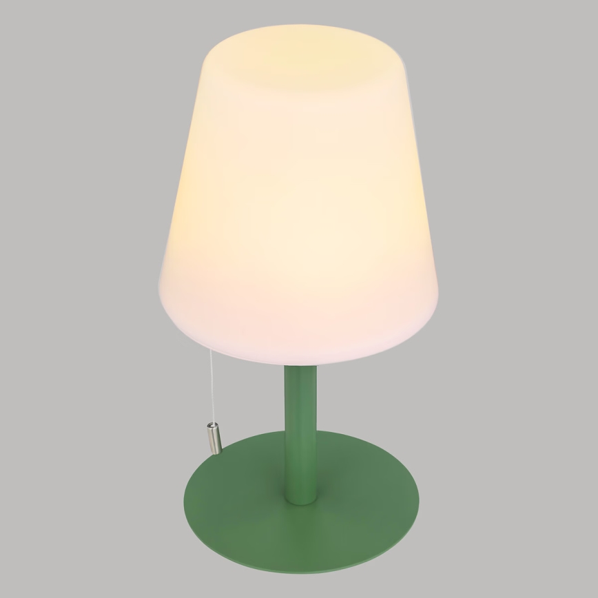 Atmosphera - LED RGBW Oplaadbaar buitenshuis tafellamp ZACK LED/3,7V 1200 mAh IP44 groen